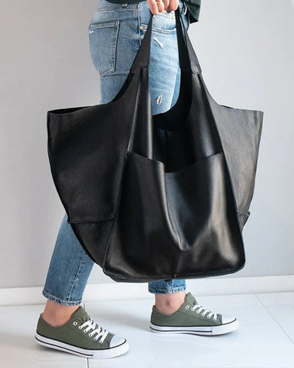Frendorf | Chic & Nachhaltige Ledertasche mit Großer Kapazität - Elegante, Vielseitige Damenhandtasche