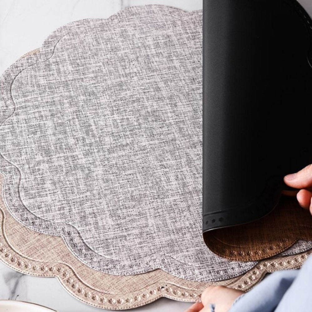 Frendorf | Wellendekor Wasserdichte Tischunterlage