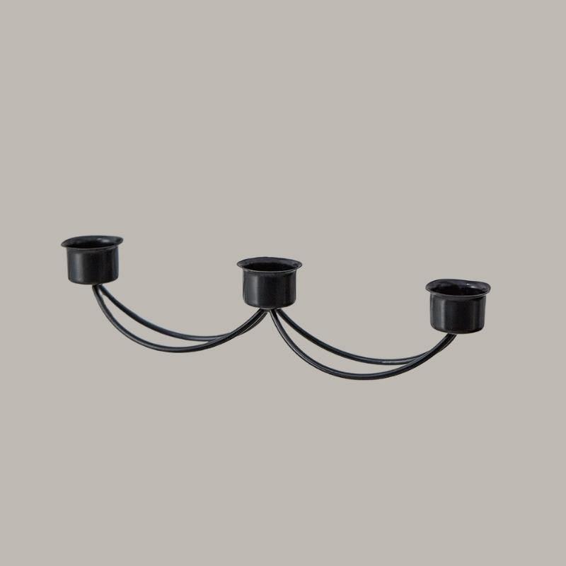 Frendorf | CandleLuxe Metall Kerzenhalter & Kandelaber | Modernes Design | In Gold & Schwarz erhältlich