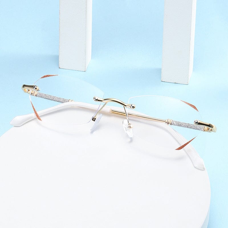 Frendorf | Modische randlose Anti-Blaulicht Lesebrille