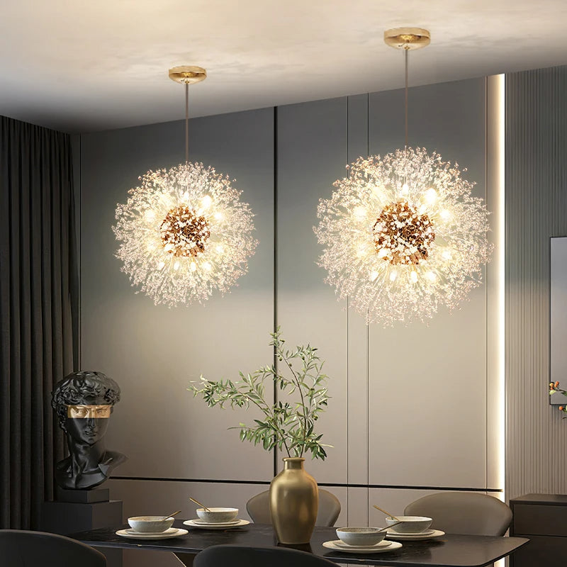 Frendorf | CrystalElegance Luxus-Kronleuchter aus Kristallglas | Premium Deckenleuchte | Glamour für Wohnzimmer, Esszimmer und mehr