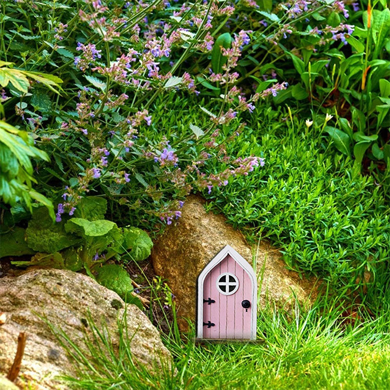 Frendorf | FairyHaven Mini-Elfentür | Märchenhafte Dekoration | Fantasievolle Szenen für Zuhause