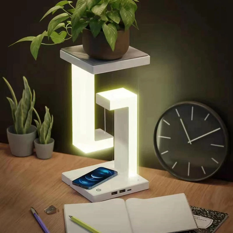 Drahtloses Ladegerät - GlowCharge - Schnellladung - Magische Atmosphäre im Zimmer
