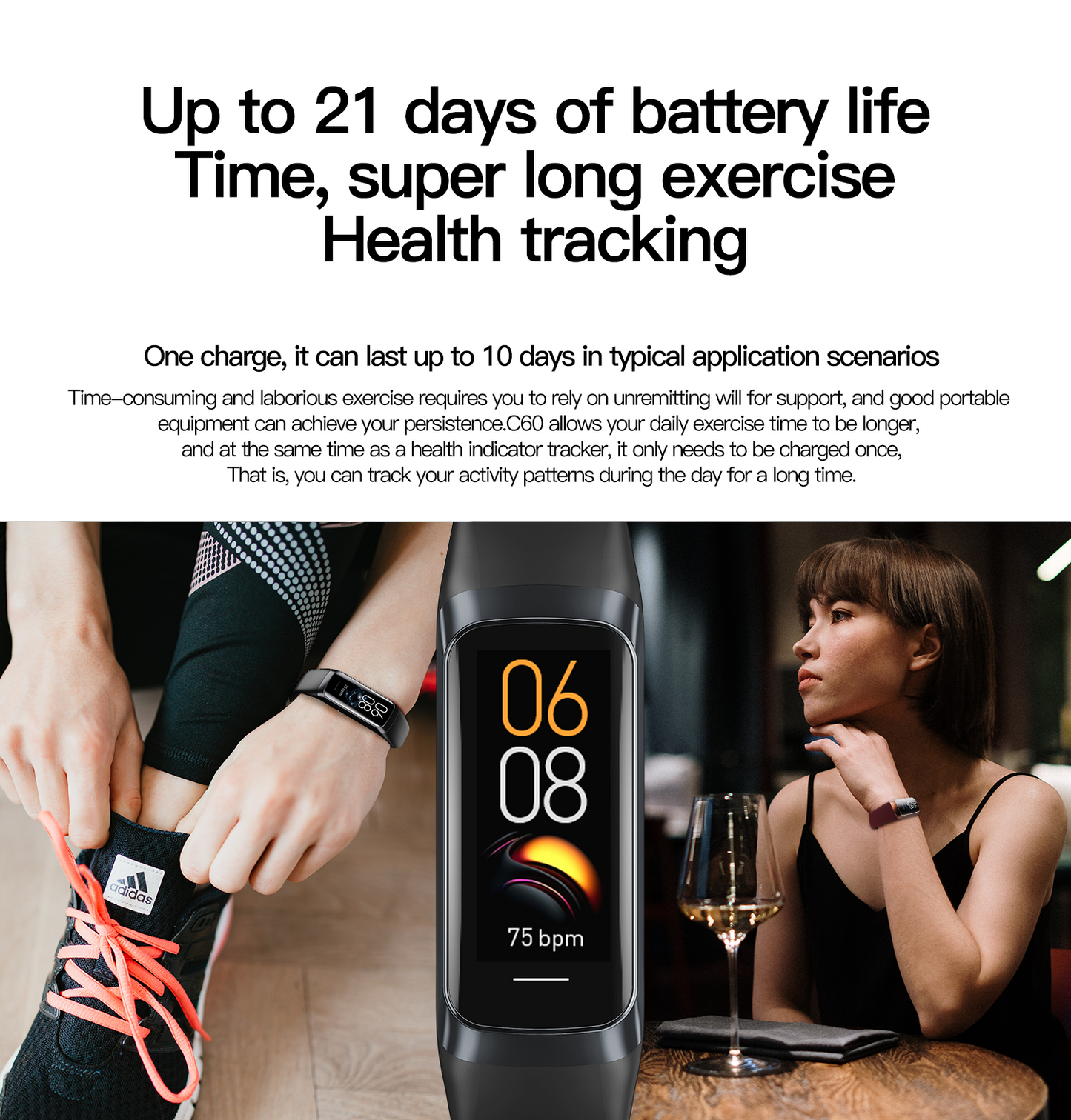 Frendorf | Fitness Tracker Uhr – Stylisch & Funktional für Aktive Lebensstile
