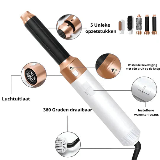 Frendorf | CurlPro | 5-in-1 Haarstyling-Tool