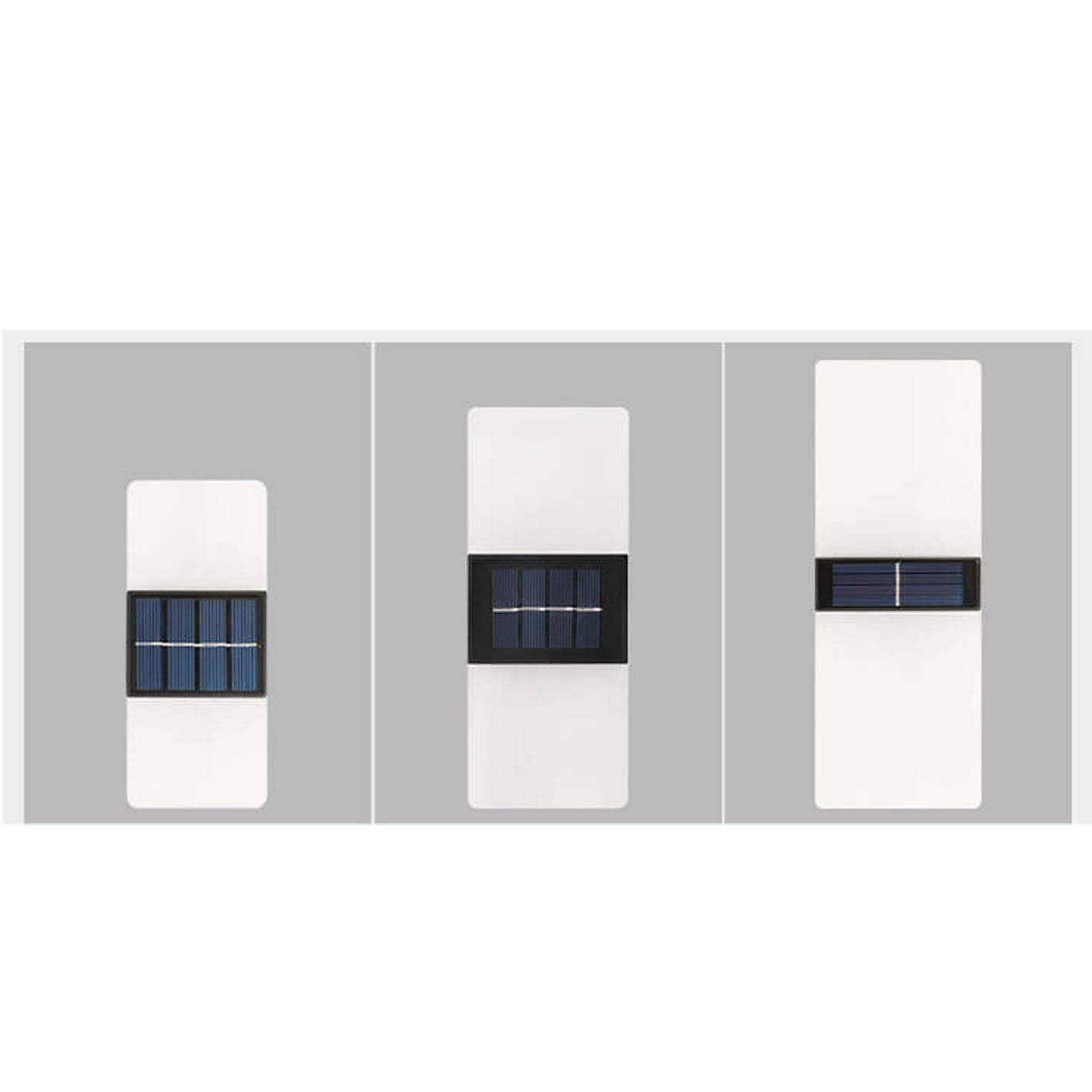 Frendorf | LumaZen Solar LED-Wandlampe | Wetterfest | Solarbetriebene Außenbeleuchtung | Garten- & Terrassen-Deko
