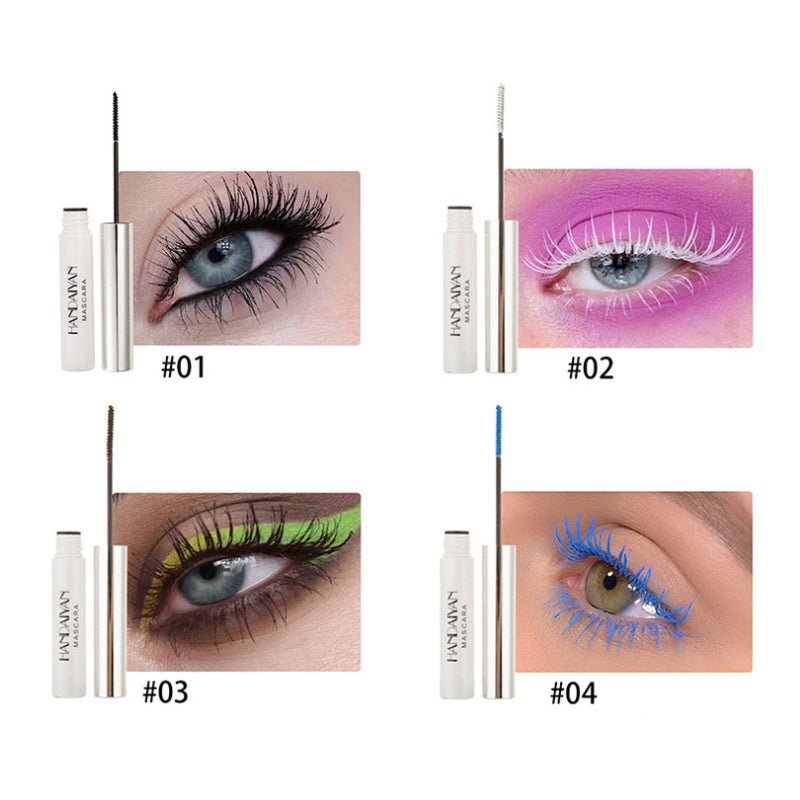 12 Farben bunte Mascara
