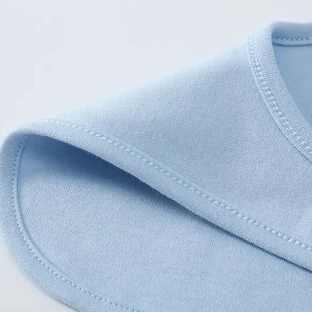 Frendorf | Baby Lätzchen aus Weicher Baumwolle – Saugfähig & Hautfreundlich mit Druckknopf