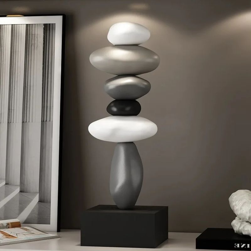 Frendorf | Balanture-Skulptur – Modernes Zen-Dekor für eine friedliche und entspannende Atmosphäre