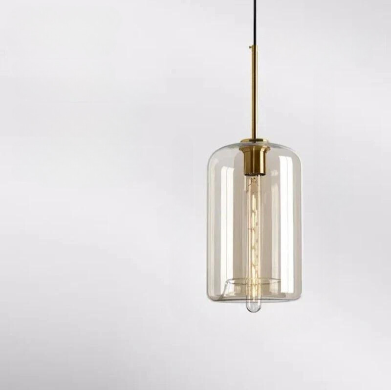 NordicGlas - Moderne Skandinavische Glas Hängeleuchte für Esszimmer und Wohnzimmer