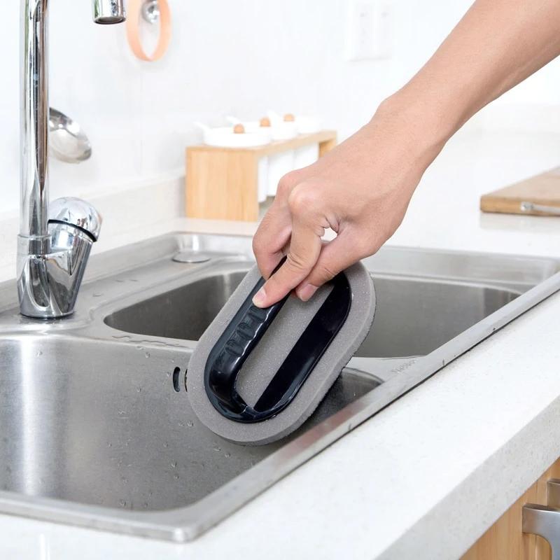 Frendorf | GripClean Ergonomischer Küchenschwamm – Effektive Reinigung mit Komfortablem Griff