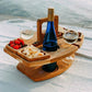 Frendorf | Tragbarer Holz Picknick Wein Tisch