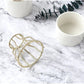 Frendorf | Artévo Eisen-Keramik Design Vase | Modernes Gittermuster | Elegante Dekoration | Für Wohnzimmer & Büro