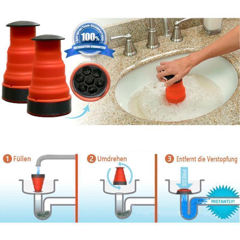 Frendorf | Bequee Rohrreiniger, Abflussreiniger Saugglocke