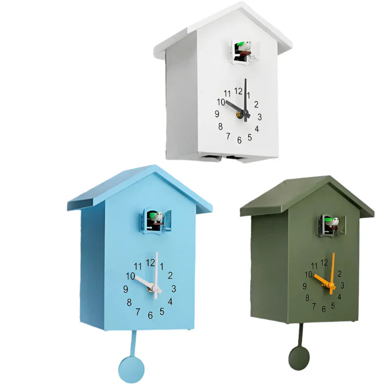 Frendorf | Kuckucksuhr Klassische Quarz Wanduhr für Zuhause & Büro