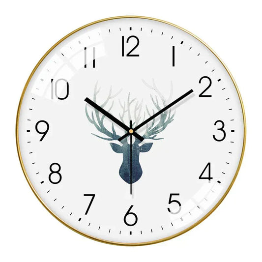 Frendorf | Skandora Silent Wanduhr – Modernes minimalistisches Uhr für nordisches Interieur