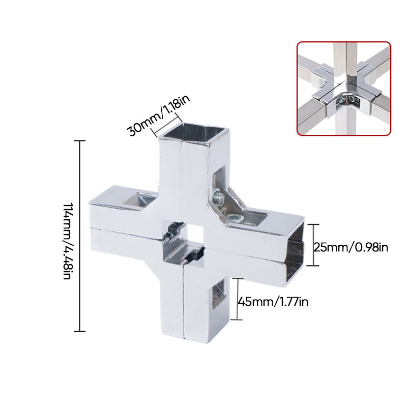 Frendorf | Quadratischer Rohrverbinder