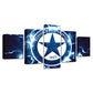 Electric Star Logo 5 Teile - Leinwand Wandkunst Malerei