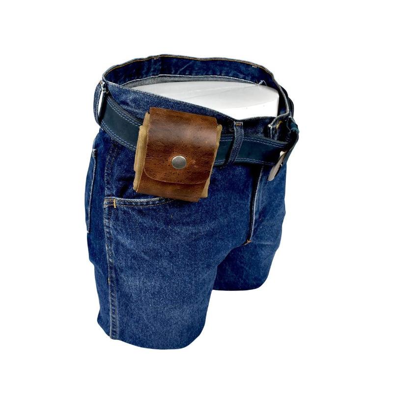 Frendorf | Dimoohome™ Leder- und Canvas-Buschcraft-Tasche