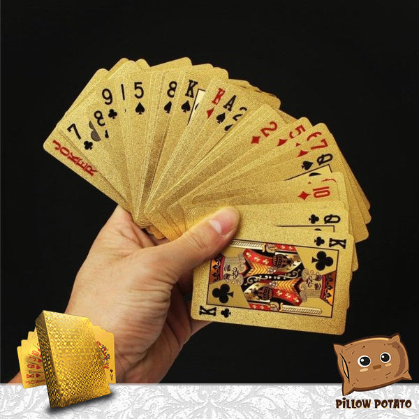 24K Goldfolie Royal Gambit Karten