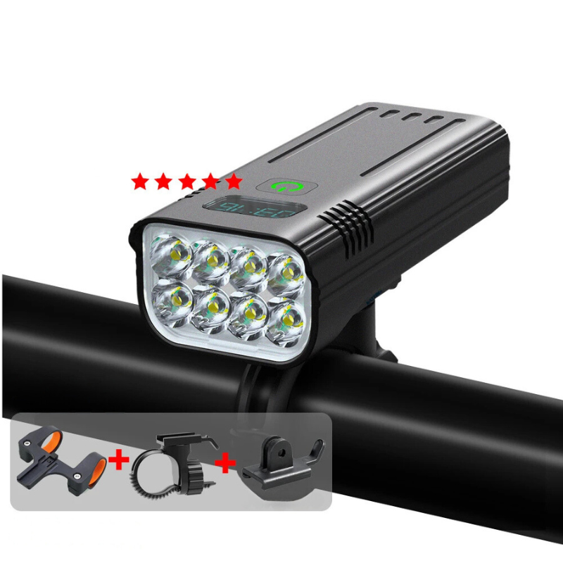 Frendorf | LuminoRide Power Beam – LED Fahrradlampe mit 5000 Lumen für maximale Sicherheit bei Nachtfahrten