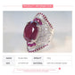 Frendorf | Rubin Licht | 925 Sterling Silber Rubin Ring