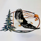 Frendorf | Solo Mallard Jagd & Forellenfischen Szene Kreative Metall Wandkunst Handwerk