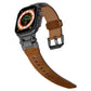 Frendorf | Neues Titan-Metallkopf-Lederarmband für die Apple Watch