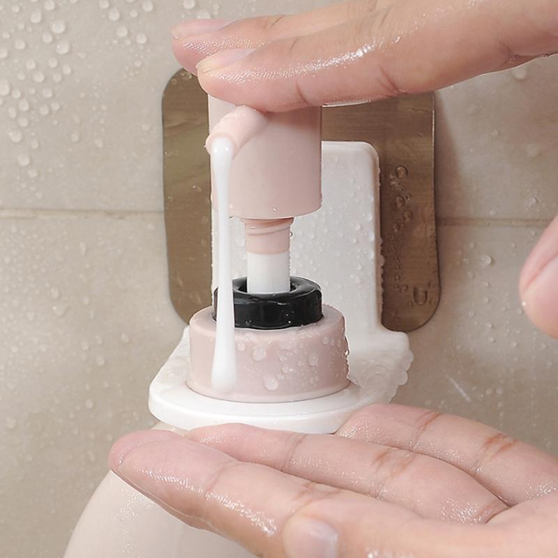 Frendorf | Multifunktionaler Pumpflaschen-Spenderhalter Shampoo-Halter