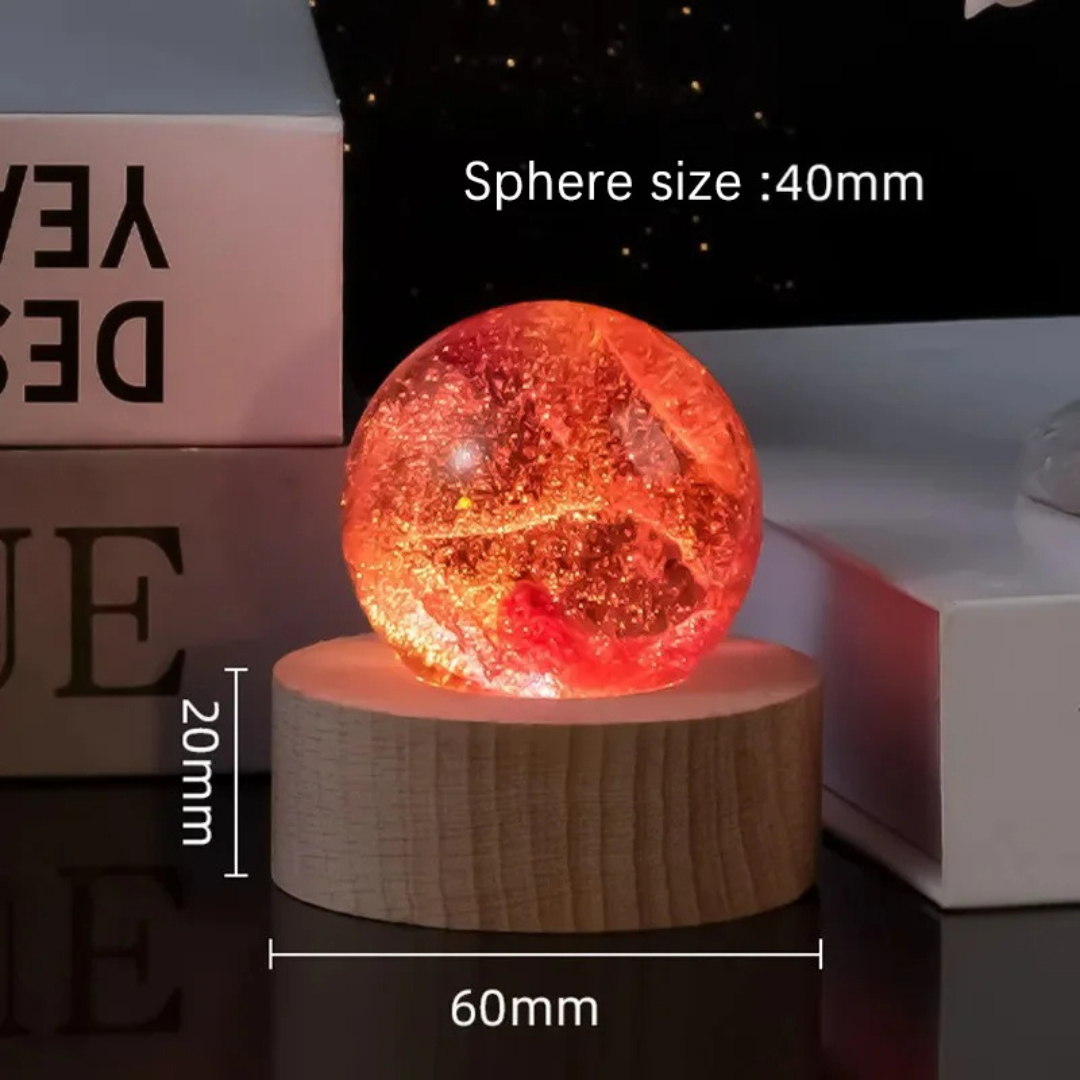 Frendorf | Galaxy Crystal Lampe zur Beleuchtung Ihres Zuhauses mit Liebe