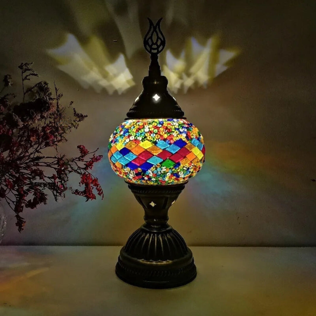 Frendorf | Mosaik Bunte Muster Tischlampe