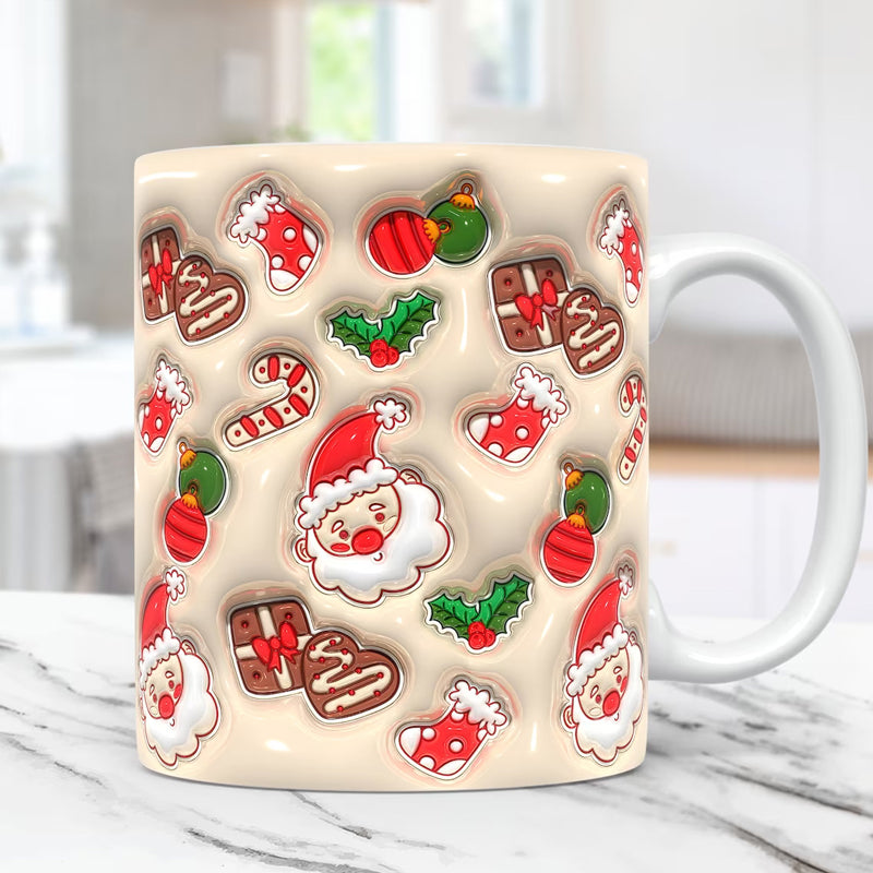 Frendorf | 3D Weihnachten Aufgeblasene Tasse Wrap