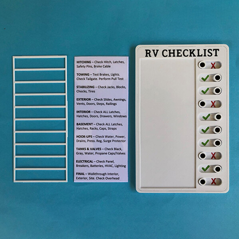 Frendorf | Memo Checkliste Tafel