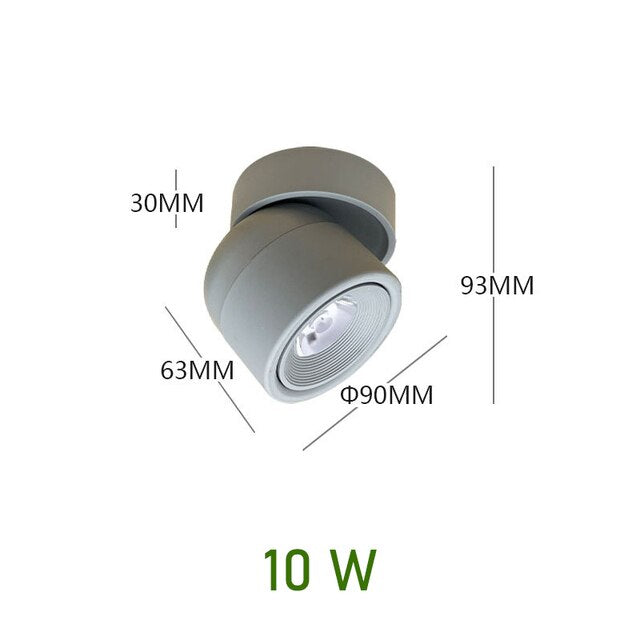 NordicLuxe – Minimalistisches LED-Spotlight mit Raffiniertem Design