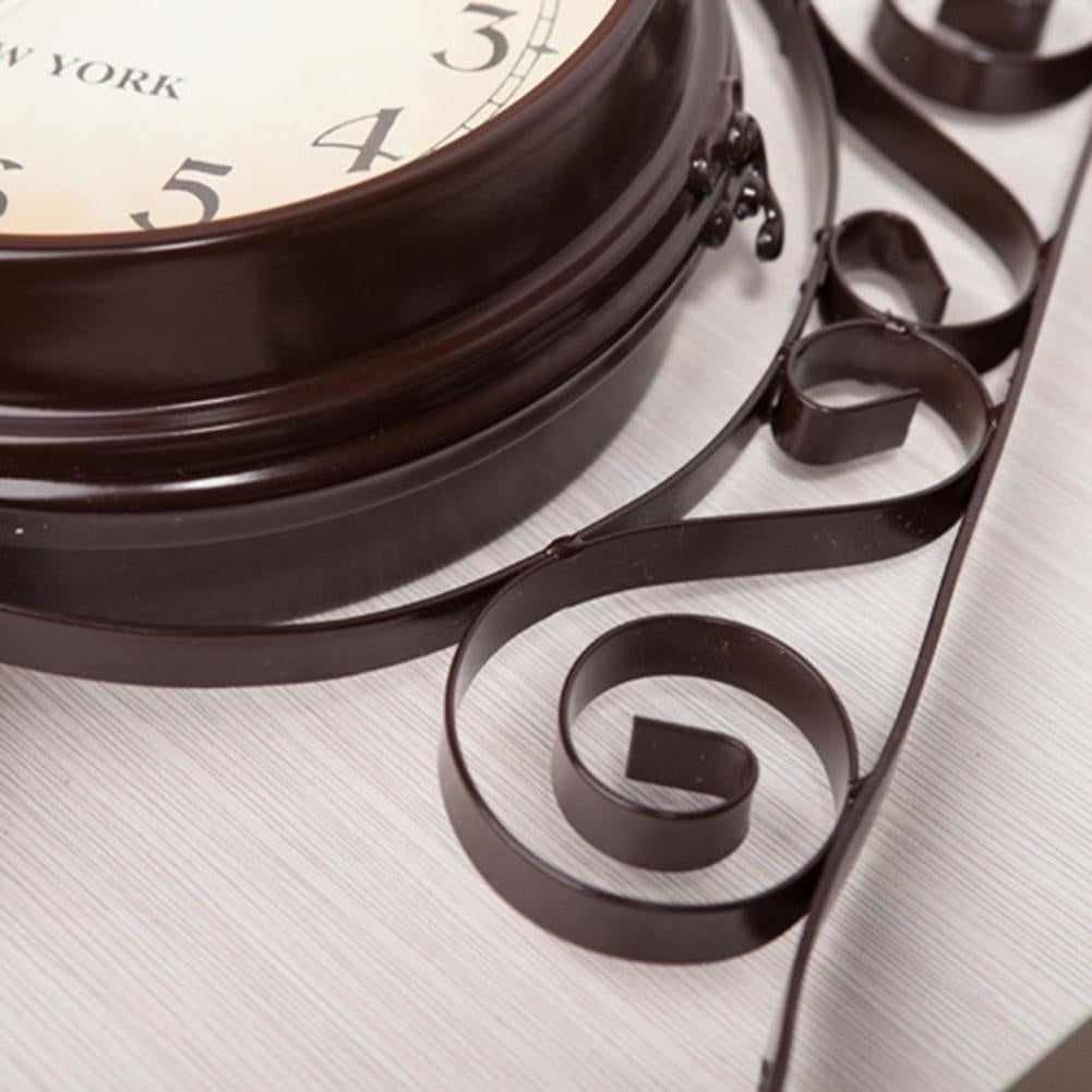 Frendorf | Retro Wanduhr – Klassisches New Yorker Stationsdesign