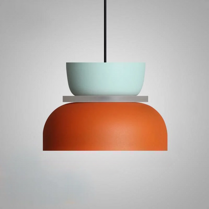 Frendorf | ScandiMacaron Hängeleuchte | Nordic Design Pendelleuchte | Farbakzente für modernes Zuhause