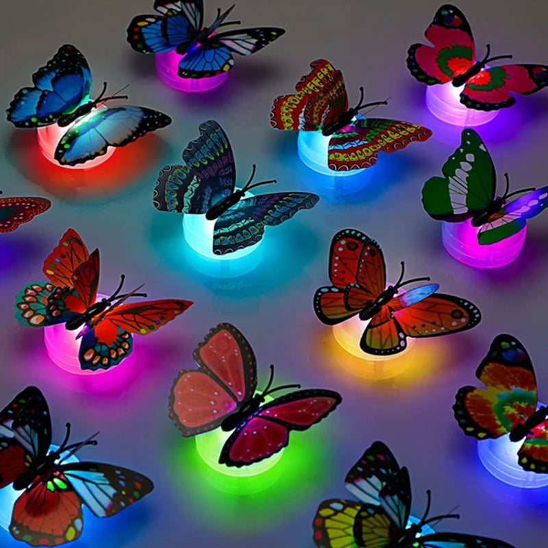 Frendorf | LumiWings - 3D bunte LED Schmetterlings Nachtlichter