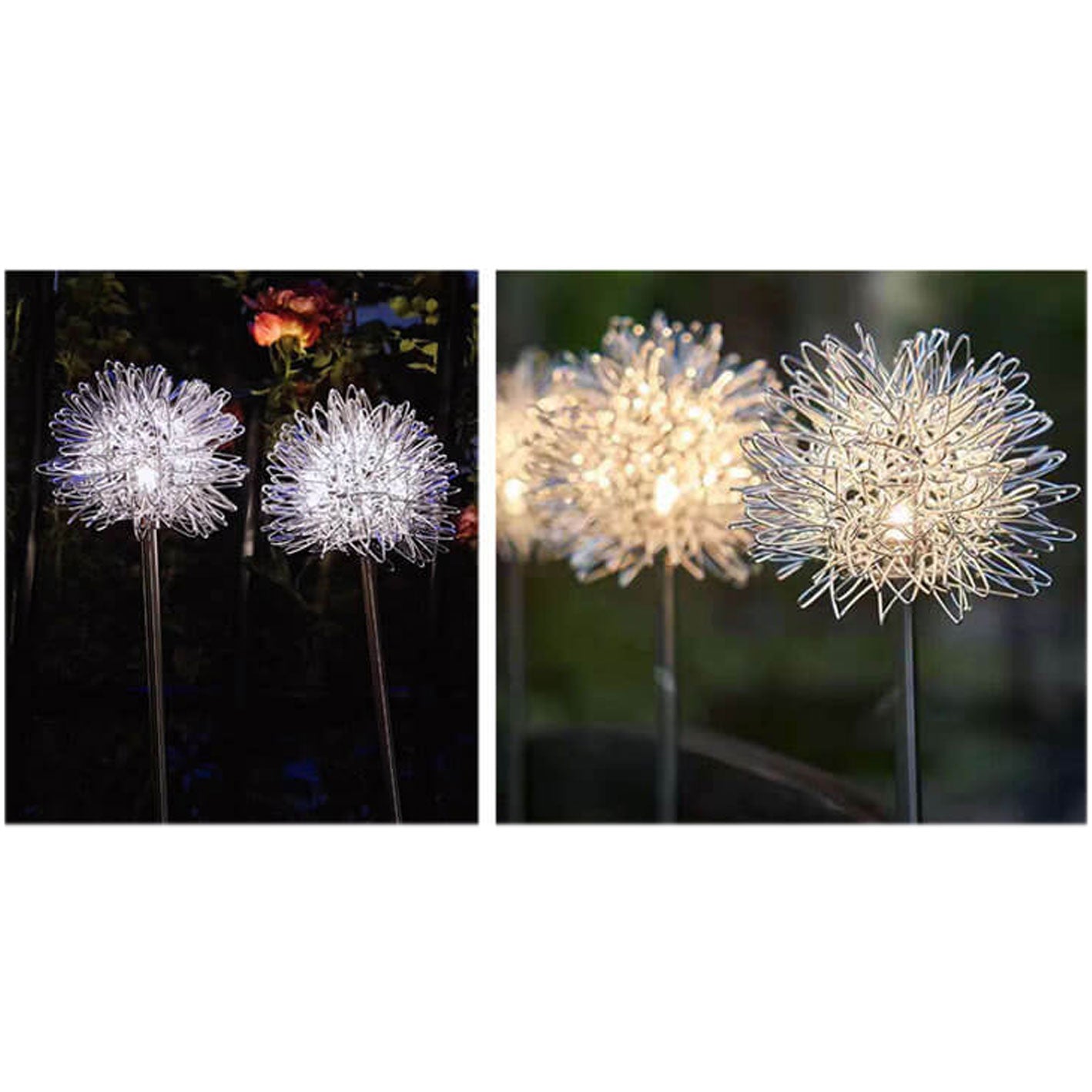 Frendorf | Solaris GlowSphere Gartenleuchte | Aluminiumkugel | LED Solarlicht | Wasserdicht | Warmweiß oder Weiß