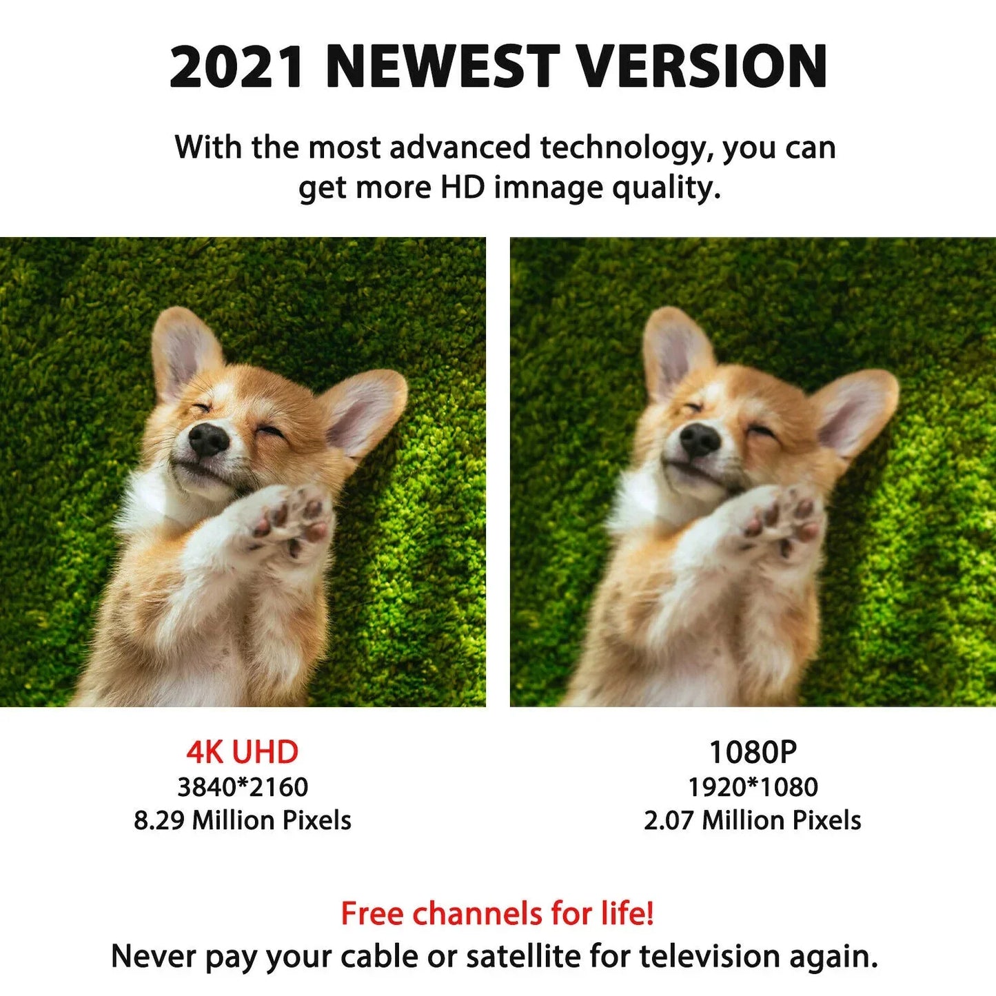 Frendorf | 300 Meilen Innen Digital Verstärkt HDTV Antenne W/ Signal Booster