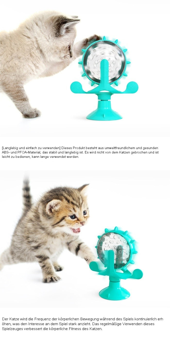 Fortune Wheel’ Leckerli-spendendes Katzenspielzeug / Für Katzen