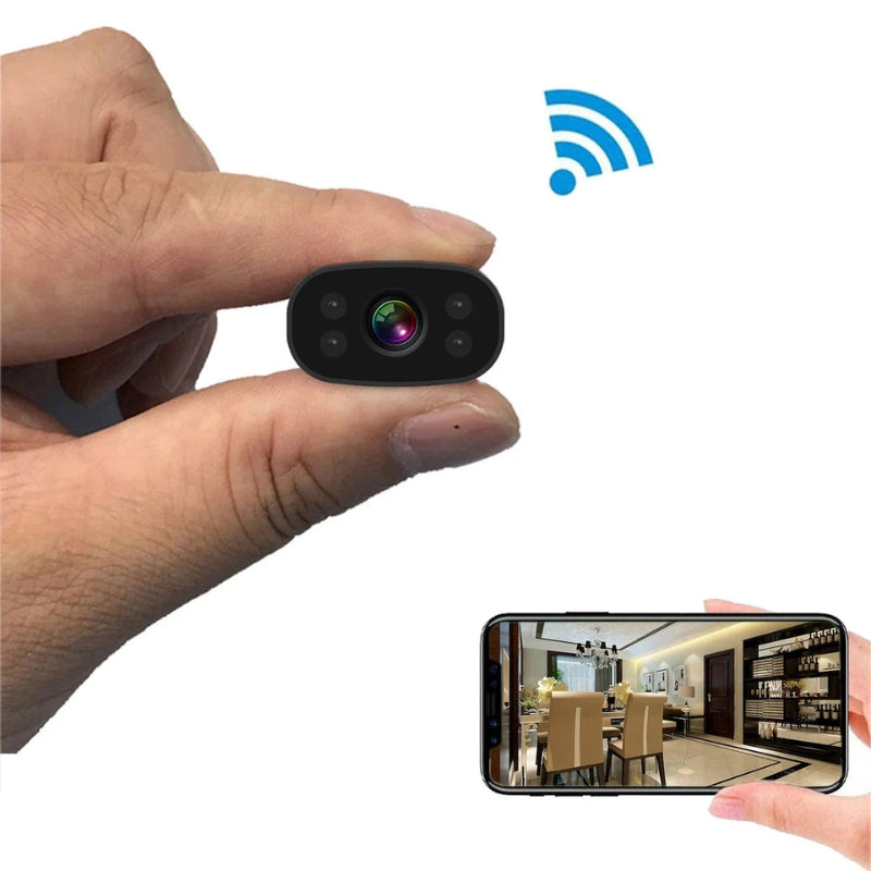 Frendorf | MiniGuard WiFi-Sicherheitskamera – Kompakte bewegungserkennende Überwachung
