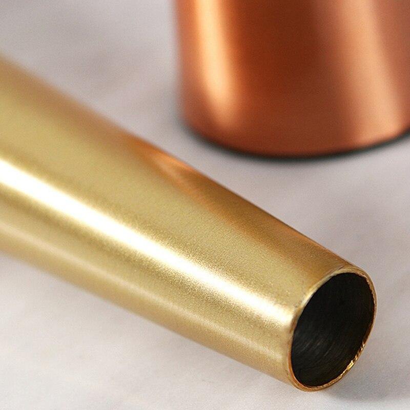 Frendorf | AurumVase Goldene Metall-Kegelvase | Modernes Design | Elegante Wohnakzente