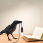 RoyaleGlow Nordic Crow Bird Lamp - Einzigartige Wandlampe