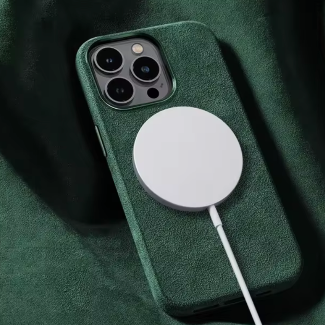 Frendorf | iPhone Am Besten MagSafe-Schutzhülle – "Alcantara"