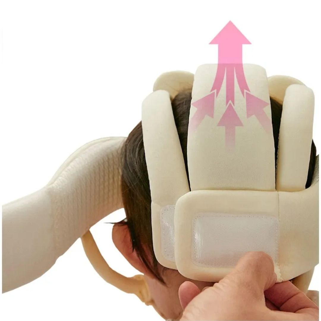 Frendorf | Baby Schutzhelm mit Tiermotiv – Weicher Kopfschutz für Kleinkinder