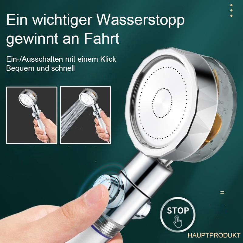 Frendorf | Wassersparende 360° rotierende Hochdruckdusche