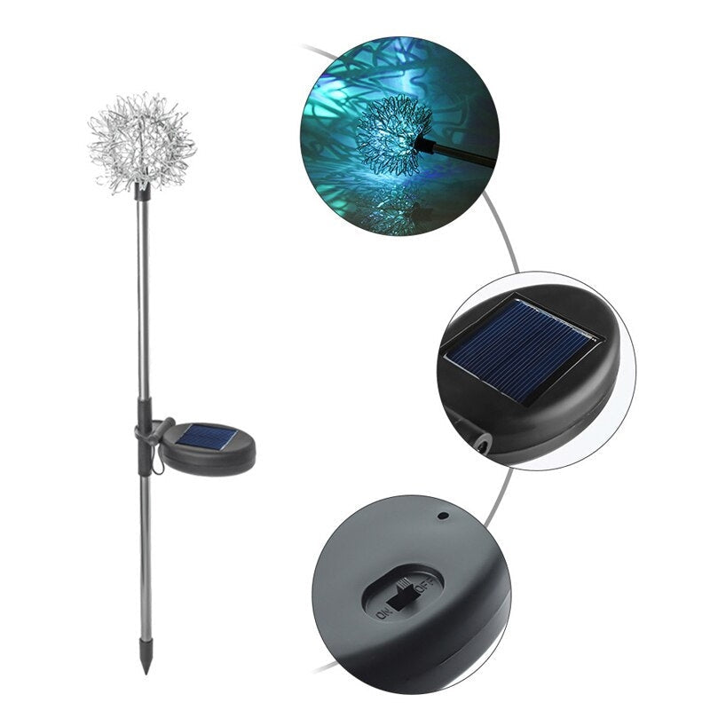 Frendorf | SolarBloom - Magische Outdoor-Blumenball-Leuchten