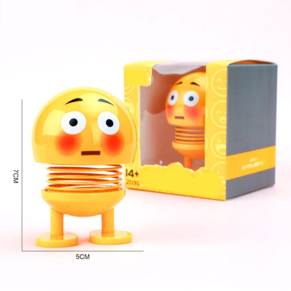 Frendorf | Auto Wackelkopf Emoji Puppe Spielzeug