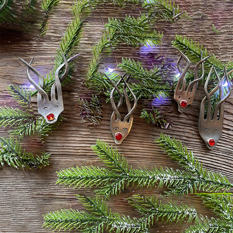 Frendorf | Lustiges Gabel-Rentier Ornament