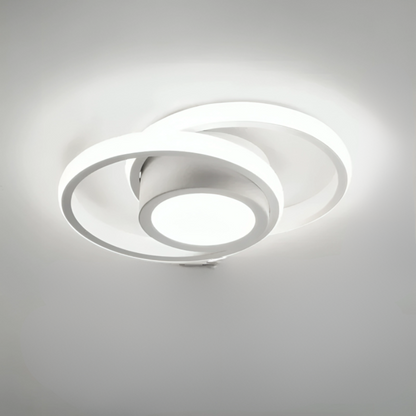 Duo - Moderne LED-Deckenlampe mit 2 Ringen